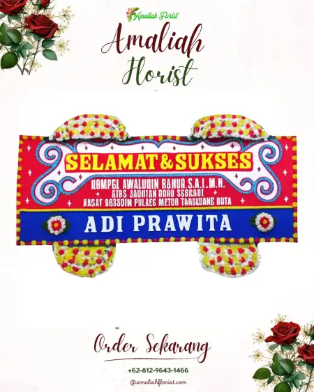Papan Bunga Ucapan Selamat Dalambugis